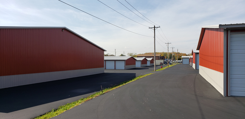 Outdoor view of American Drive Mini Storage units